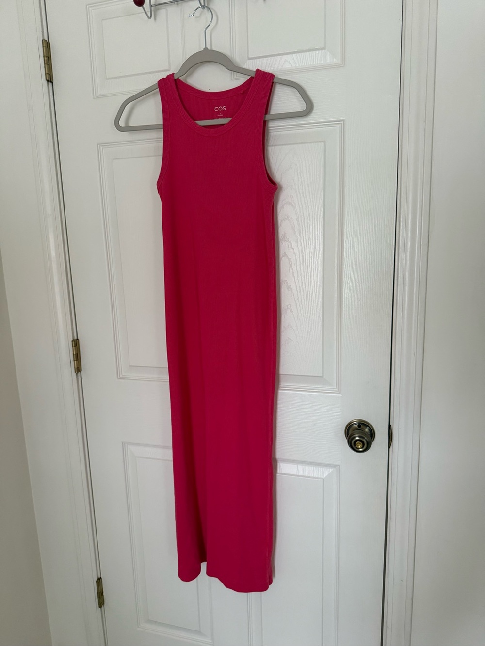 COS Pink Sleeveless Ribbed Tube Dress